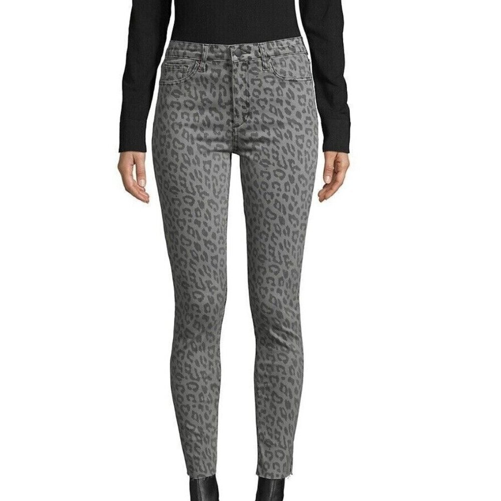 Joe's Jeans Womens Size 25 Leopard Print High-Rise Ankle Skinny Leg Jeans‎ $198